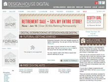 Tablet Screenshot of designhousedigital.com